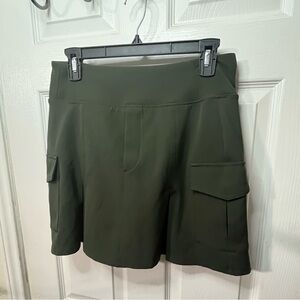 Athleta Green Skorts with Structured Design